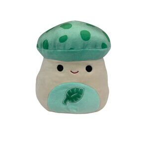 Squishmallow Sydney Mushroom 8" Plush Toy Leaf Smiling Face